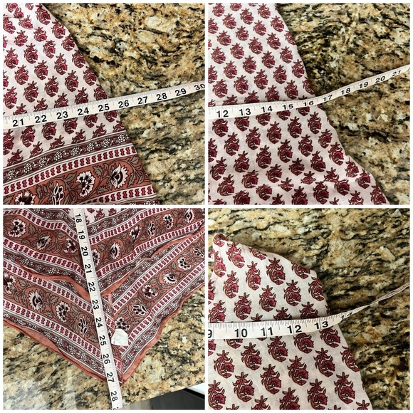 Band of Gypsies Boho Print Halter Mini Dress Handkerchief Hem Size XS - Picture 6 of 9